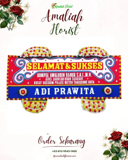 Papan Bunga Ucapan Selamat Proto